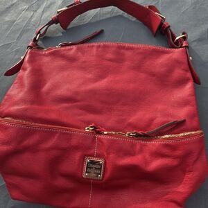 Dooney & Bourke Red Leather Shoulder Bag